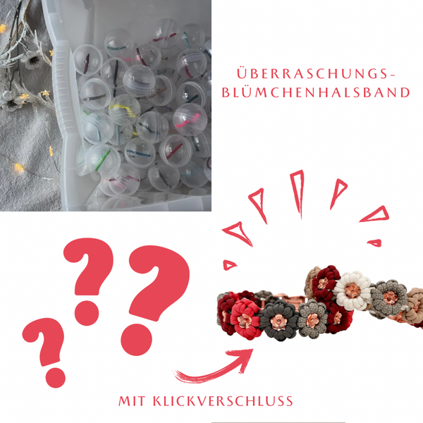 Überraschungs-Blümchenhalsband