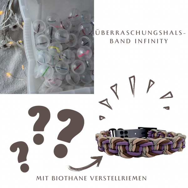 Überraschungshalsband Infinity (verstellbar)