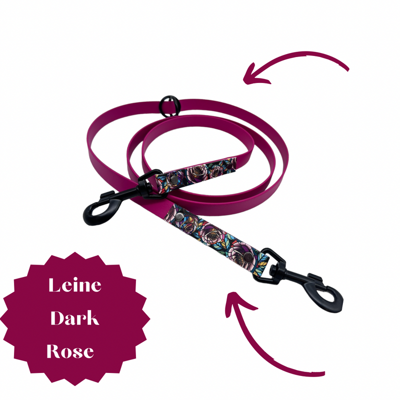 Hundeleine Dark Rose